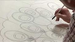 How our ceramic tile murals are painted
