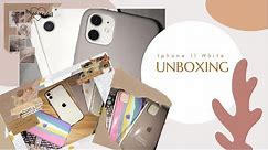 Iphone 11 White Unboxing + Cute Cases