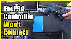 How to FIX PS4 Controller that Won't Connect (Hard Reset Method)