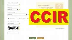 ccir - Como gerar online