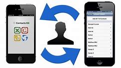 How to TRANSFER CONTACTS between iPhone, iPod, iPad without a computer
