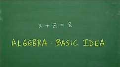 Algebra – the most BASIC concepts you need to understand