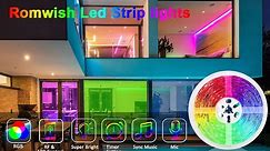 Romwish LED Strip Lights Unboxing Review