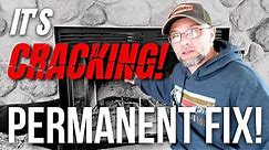 Fireplace Crack | How To Replace a Cracked Refractory Panel