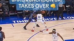 Jaren Jackson Jr. got buckets from everywhere on the floor 🔥 #NBA #JarenJacksonJr #score #versatile | Russell Kayla