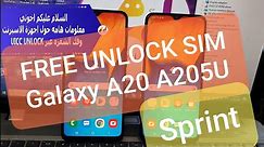 FREE UNLOCK SIM | SAMSUNG Galaxy A20 A10 A50 A21 A01 A11| Sprint | UICC UNLOCKED | ALL Security