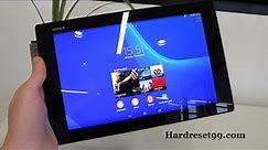 Sony Xperia Z2 Tablet Hard reset, Factory Reset & Password Recovery