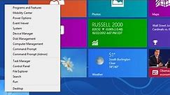 Windows 8 - Beginners Guide Part 2 - Quick Access Menu [Tutorial]