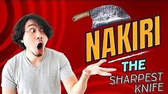 Sharpest Japanese Nakiri Cleaver Knife - Making Video