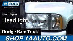 How to Replace Headlights 94-01 Dodge Ram 1500