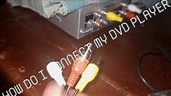 How do I connect my DVD player to TV without HDMI