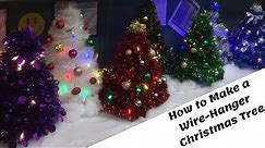 How to Make a Wire-Hanger Christmas Tree - Step-by-Step Tutorial