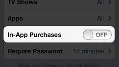 How to Disable In-app Purchases on iPhone, iPad or iPod Touch