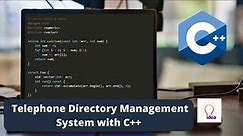 Telephone Directory Management System with C++ | C++ Projects