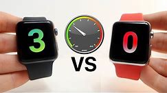 Apple Watch Series 0 vs Series 3 Speed Test!