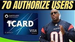 How To Add 70 Authorize User To Chase Sapphire Preferred Credit Card?