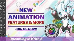 Krita 5 NEW features 04. NEW Animation and Tech features for 2021 -Funding campaing