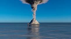 New Island Created By Explosive Underwater Volcano Eruption