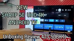 Review Sharp UHD 4K TV | Sharp 50 inch Android TV | SHARP 4T-C50BK1I