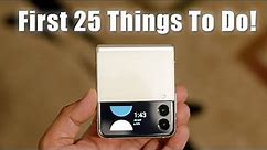 Samsung Galaxy Z Flip 3 - FIRST 25 THINGS TO DO! (That No One Will Show You)