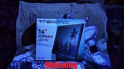 Trexonic 14" Portable LED TV TRX-14D Unboxing