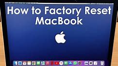 How to Factory Reset MacBook Pro | Erase & Reset MacBook Pro to Factory Settings