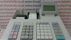 Factory Reset Sharp XE-A307 / XEA307 / XE-A307SF Cash Register