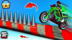 Extreme Bike Parkour Race in GTA5!!
