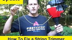 How To Fix a String Trimmer with a Broken Pull Cord 2