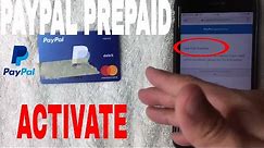 ✅ How To Activate Paypal Prepaid Debit Mastercard 🔴