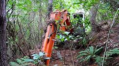 Abandoned Excavator left in woods for 16 years- Will it start ??