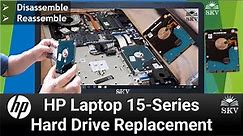HP Pavilion Laptop 15-Series Hard Drive Replacement /How to Replace Hard Drive in HP 15-bs0xx Laptop