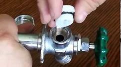 How to fix anti-siphon valve on outdoor faucet