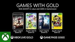 Xbox - August 2021 Games with Gold