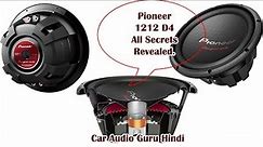 Pioneer 1212D4 Champion Series Subwoofer Detailed Unboxing Review Video