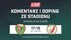 Śląsk Wrocław - Widzew Łódź (K.Banasik i A.Mokrzycki, ekstraklasa, LIVE, na żywo, doping)