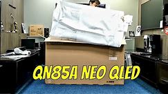 Samsung QN85A Neo QLED 2021 Unboxing, Setup with TV and 4K HDR Demos 55QN85A