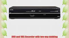 Toshiba DVR620 DVD/VHS Recorder (Black)