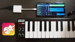 Connecting a MIDI Keyboard to an iPhone XS Max!