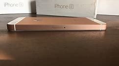 iPhone SE Rose Gold 64GB unboxing