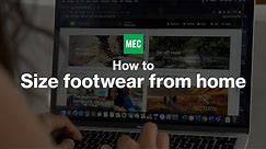 MEC: How to size footwear from home