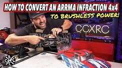 How To Make Your ARRMA Infraction 4x4 MEGA Brushless and Make It Mean!