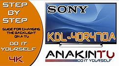 SONY KDL-40R470A LED TV - Backlight Fix - Repair - Do it Yourself - Guide for Everyone - AnakinTV