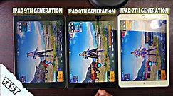 iPad 7th Generation vs iPad 8th Generation vs iPad 9th Generation PUBG Honest Review 2022 | PUBGM