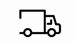 Truck Driving Logistic Delivery Transportation Icon Stock Footage Video (100% Royalty-free) 1098944031 | Shutterstock