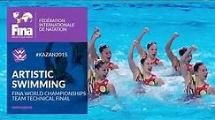 Japan's emotional Artistic Swimming moment at Kazan 2015 Full length FINA World Championships