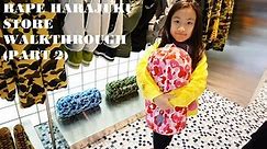 BAPE Store Harajuku - March 2018 Walkthrough (Part 2) Tokyo Fashion Shopping haul! Vlog Supreme!