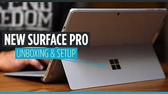 The New Surface Pro Unboxing and Initial Setup