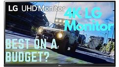 4K Monitor Best on a Budget? LG 32UN500-W 32" UHD 3840 x 2160