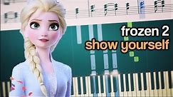 Disney's Frozen 2 - Show Yourself - Piano Tutorial + SHEETS
